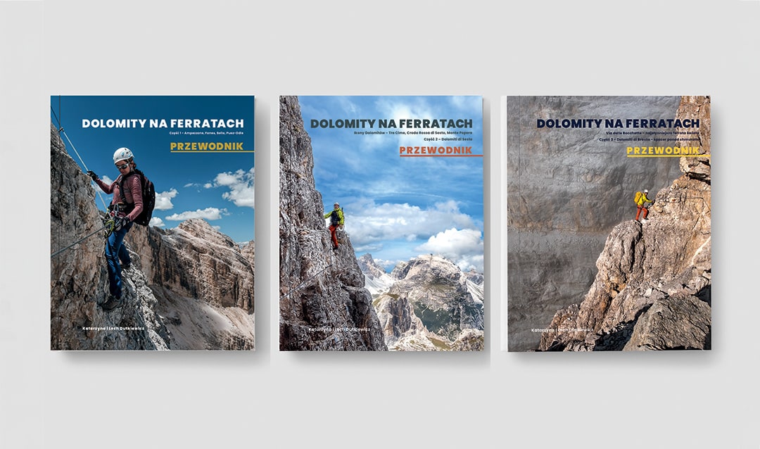 DOLOMITY NA FERRATACH - PRZEWODNIK - 3 części