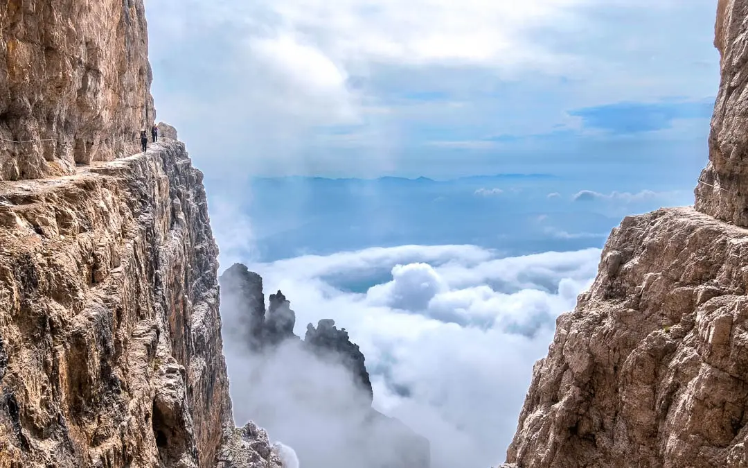 Via delle Bocchette - najpiękniejsza ferrata świata! DOLOMITY NA FERRATACH - PRZEWODNIK - GRUPPO DI BRENTA