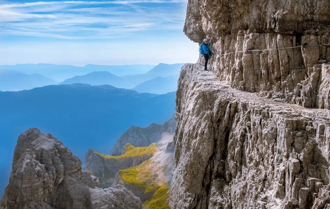 Via delle Bocchette - najpiękniejsza ferrata świata! DOLOMITY NA FERRATACH - PRZEWODNIK - GRUPPO DI BRENTA